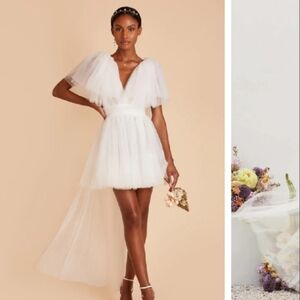 Elegant White Tulle Dress